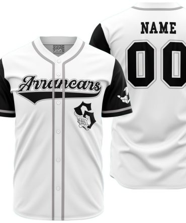 Customizable Baseball Jersey - Personalized Team Name & Number - Stylish Black & White Design