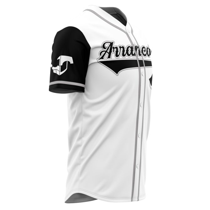 Customizable Baseball Jersey - Personalized Team Name & Number - Stylish Black & White Design - Image 4