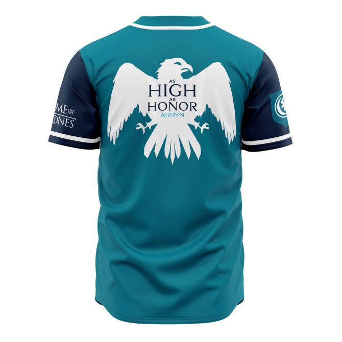 Game Of Thrones Arryns Of Eyrie Baseball Jersey – Premium Fan Apparel - Image 2