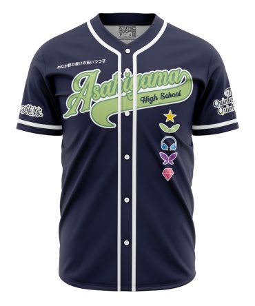 Anime-Inspired Baseball Jersey - Asahiyama High School Cosplay Shirt