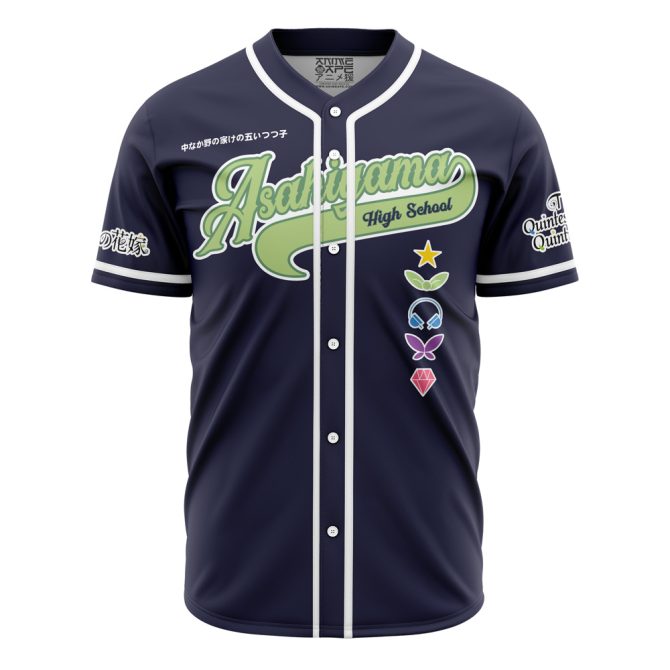 Anime-Inspired Baseball Jersey - Asahiyama High School Cosplay Shirt