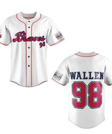 Custom Braves 98 Jersey - Personalized Baseball Shirt With Name & Number