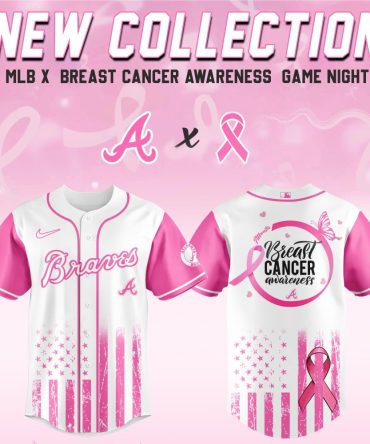 Limited Edition Braves Breast Cancer Awareness Jersey - Support & Style!