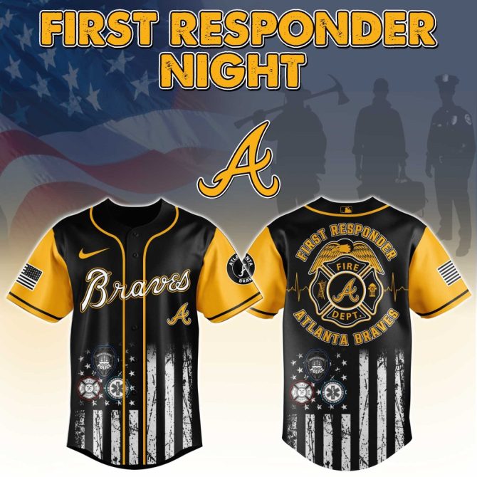 Atlanta Braves First Responder Night Jersey - Honor Heroes In Style!