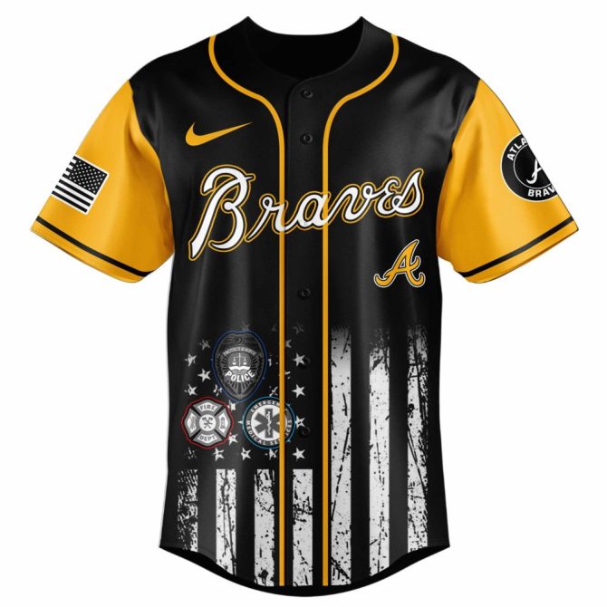 Atlanta Braves First Responder Night Jersey - Honor Heroes In Style! - Image 2