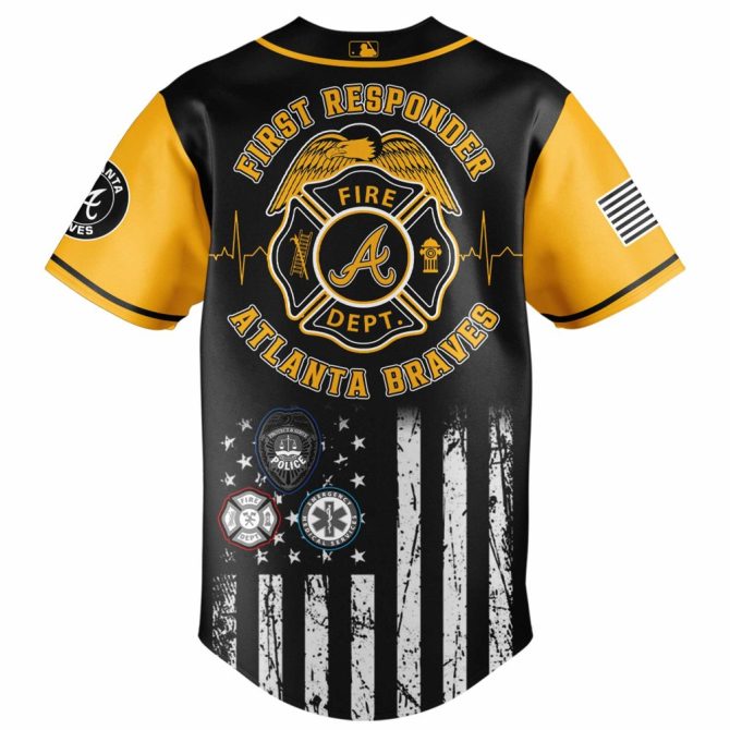 Atlanta Braves First Responder Night Jersey - Honor Heroes In Style! - Image 3
