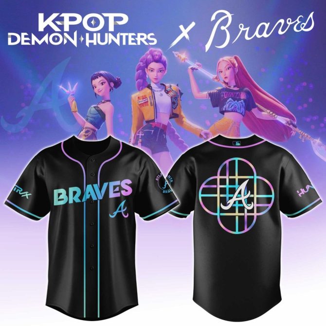 K-Pop Demon Hunters X Braves Limited Edition Jersey - Stylish & Unique Sportswear