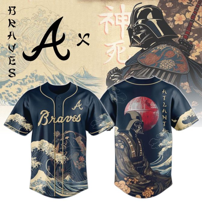 Limited Edition Braves Samurai Style Jersey – Unique Baseball Fan Gear