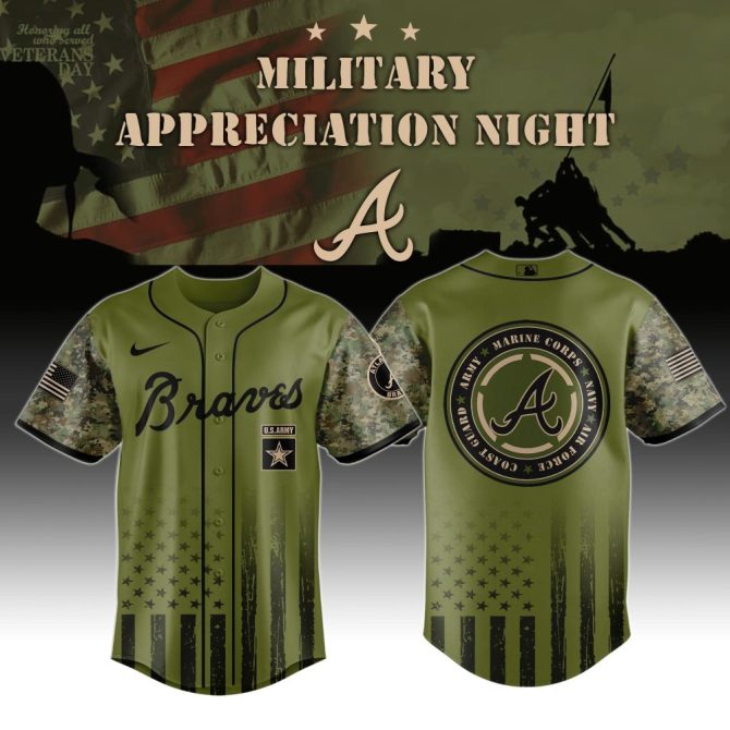 Braves Military Appreciation Night Jersey - Honor Veterans With Style