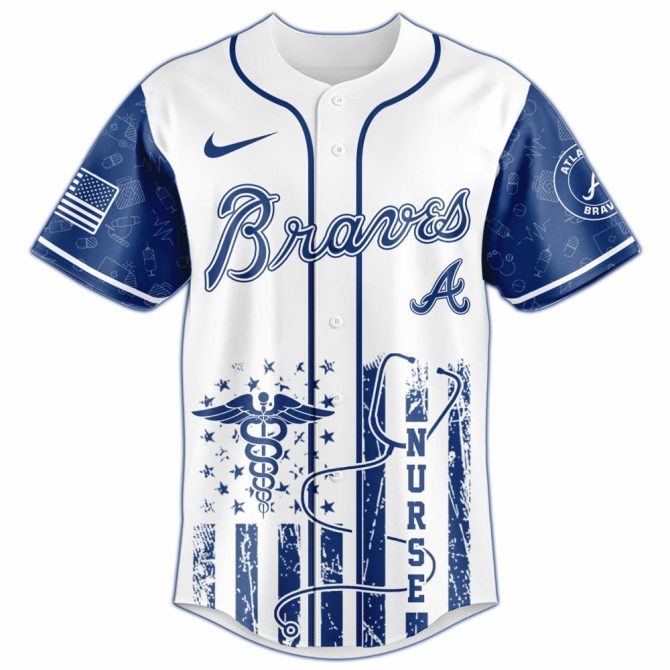 Atlanta Braves Nurses Night 2025 Jersey - Celebrate Healthcare Heroes In Style! - Image 2