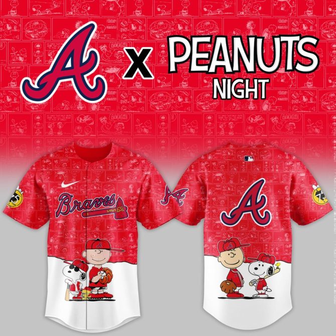 Limited Edition Braves X Peanuts Night Jersey – Celebrate In Style!