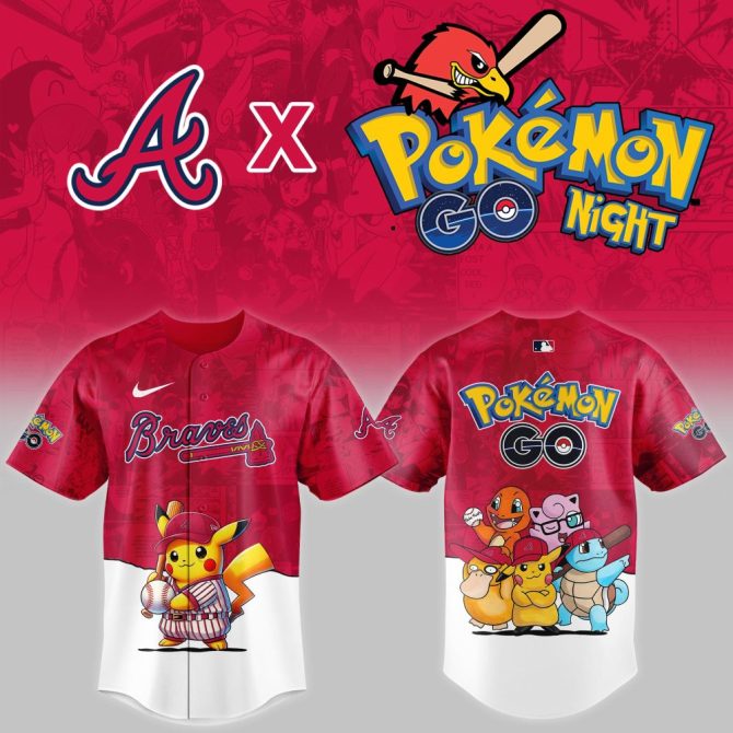 Exclusive Braves X Pokémon Go Jersey - Limited Edition Fan Gear!