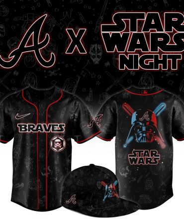 Exclusive Braves X Star Wars Night Jersey & Cap Set - Limited Edition Fan Gear!