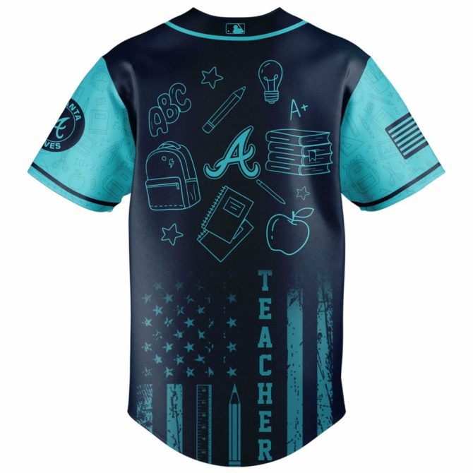 Celebrate Teachers: Stylish Braves Jersey - Perfect For Appreciation Gifts! - Image 3