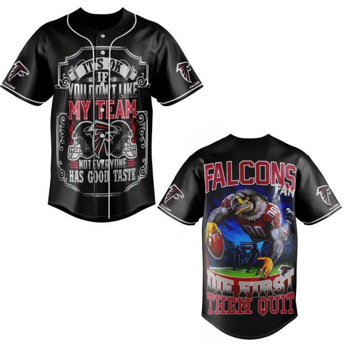 Bold Falcons Fan Jersey - Show Your Team Pride With Unique Graphic Design