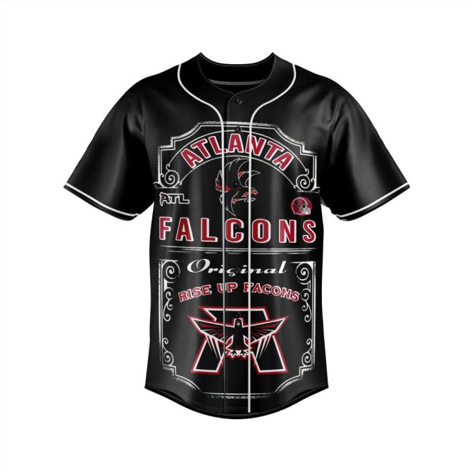 Atlanta Falcons Fan Jersey - Bold Graphic Design, Rise Up Spirit, Perfect Gift For Die-Hard Fans! - Image 2
