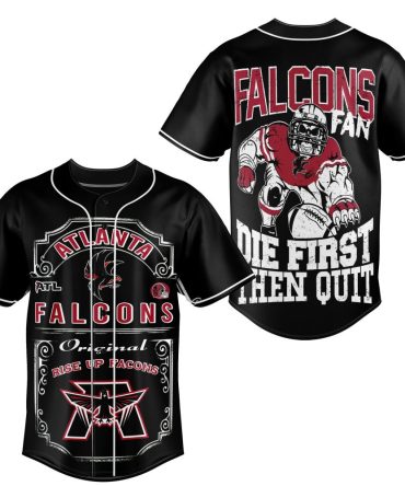 Atlanta Falcons Fan Jersey - Bold Graphic Design, Rise Up Spirit, Perfect Gift For Die-Hard Fans!