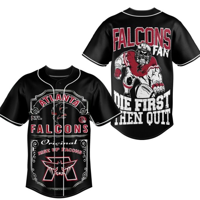 Atlanta Falcons Fan Jersey - Bold Graphic Design, Rise Up Spirit, Perfect Gift For Die-Hard Fans!