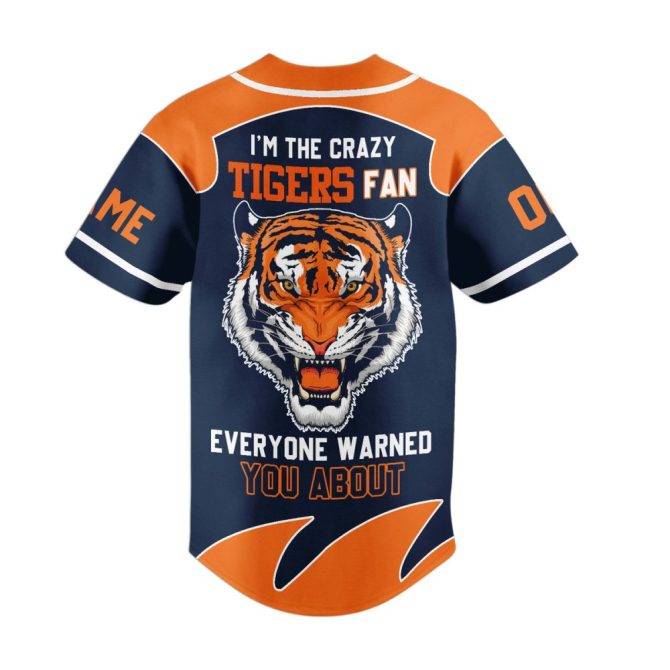 Custom Auburn Tigers Fan Jersey - Personalized Name & Number - Perfect Game Day Gear! - Image 3