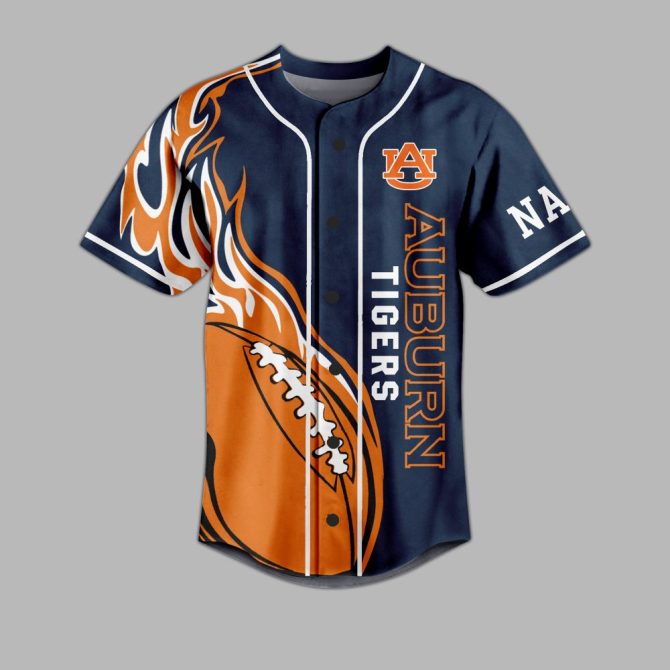 Custom Auburn Tigers Jersey - War Damn Eagle Design, Personalize Your Name! Perfect Fan Apparel - Image 2