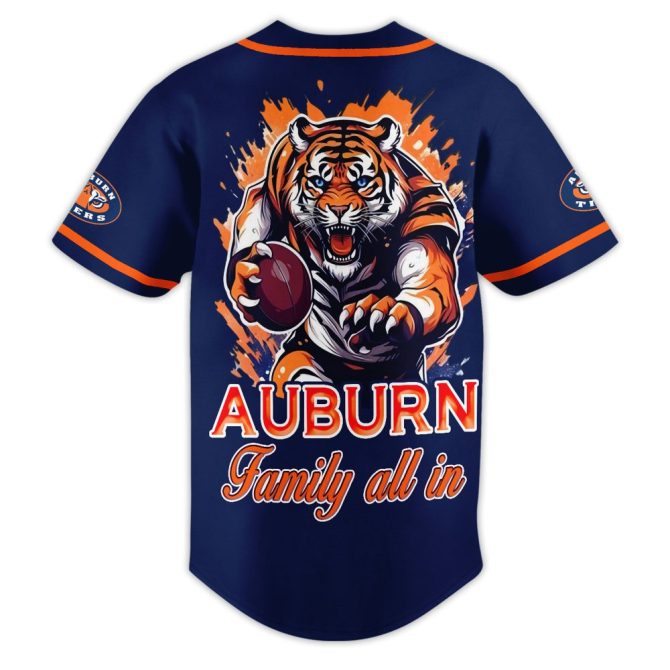 Auburn Tigers Fan Jersey - Bold Design & Vibrant Colors For Ultimate Team Spirit - Image 3