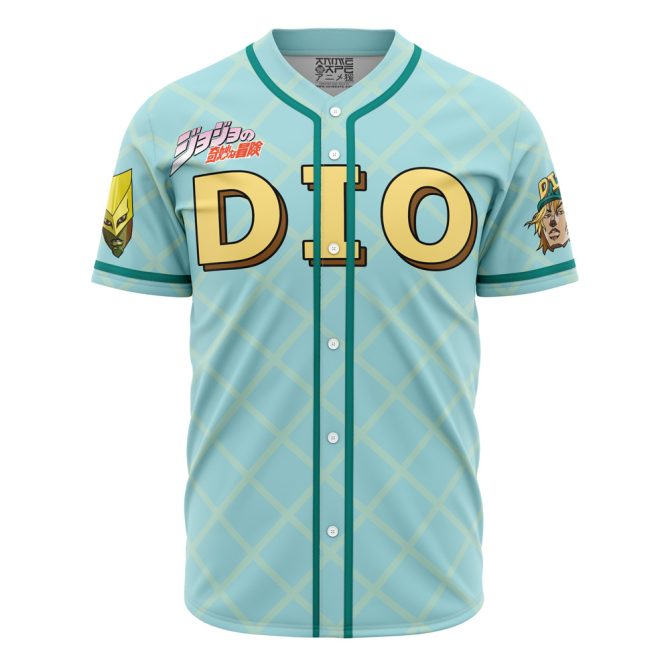 Stylish Anime-Inspired Dio Baseball Jersey - Perfect Gift For Fans