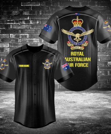 Custom Royal Australian Air Force Jersey - Personalized Military Pride Shirt