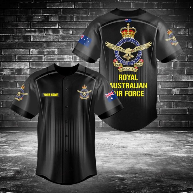 Custom Royal Australian Air Force Jersey - Personalized Military Pride Shirt