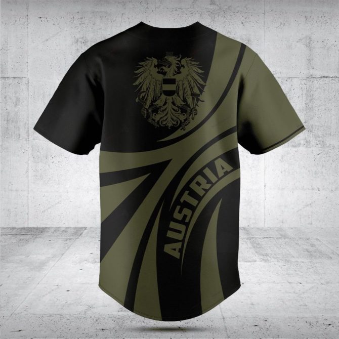 Customizable Austria Baseball Jersey - Personalized Name & Logo, Stylish Sportswear - Image 2