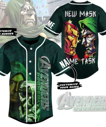 Custom Avengers Doomsday Jersey – Personalize Name & Number – Unique Superhero Design