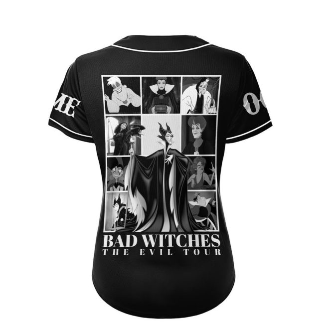 Customizable Bad Witches Club Baseball Jersey - Be A Queen! Perfect For Halloween & Gifts - Image 3