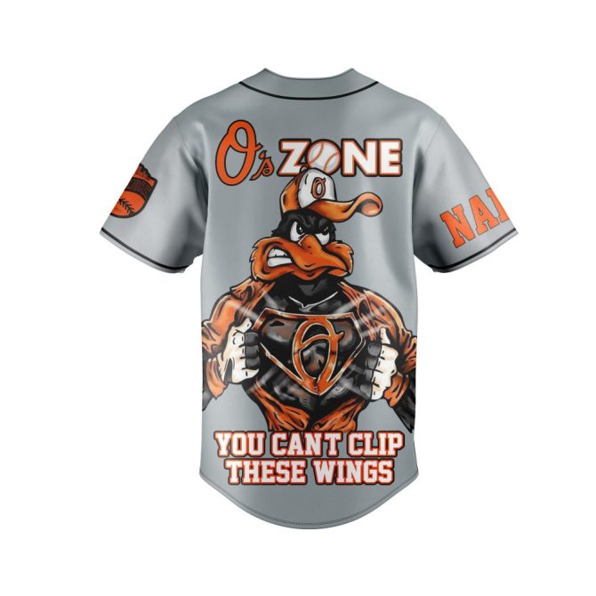 Customizable Baltimore Baseball Jersey - Graphic Design, Perfect Fan Gift! - Image 3