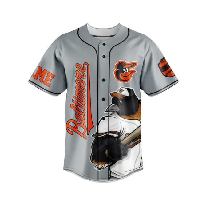 Customizable Baltimore Baseball Jersey - Graphic Design, Perfect Fan Gift! - Image 2