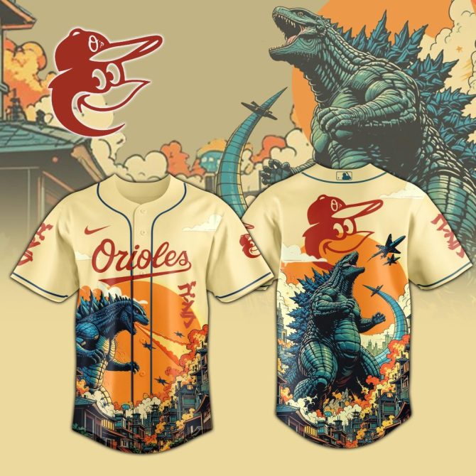 Epic Monsters & Orioles Baseball Jersey – Limited Edition Fan Gear