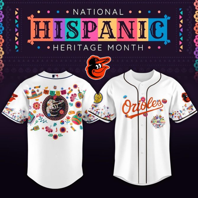 Celebrate Hispanic Heritage: Limited Edition Orioles Jersey – Vibrant Design For Fans!