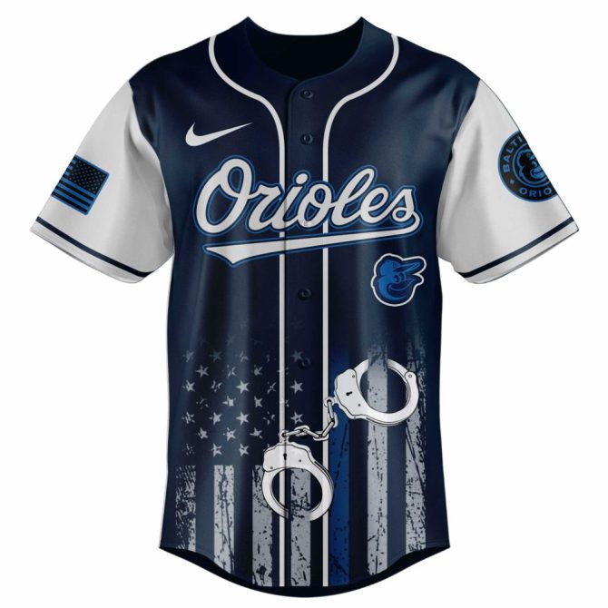 Honor Law Enforcement: Baltimore Orioles Tribute Jersey - Unique Design, Perfect Gift! - Image 2