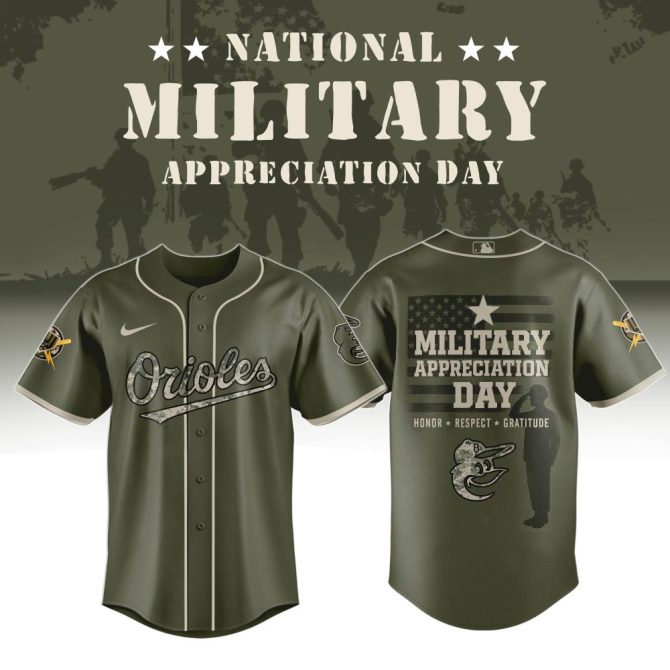 Honor Our Heroes: Orioles Military Appreciation Jersey - Show Support With Style!