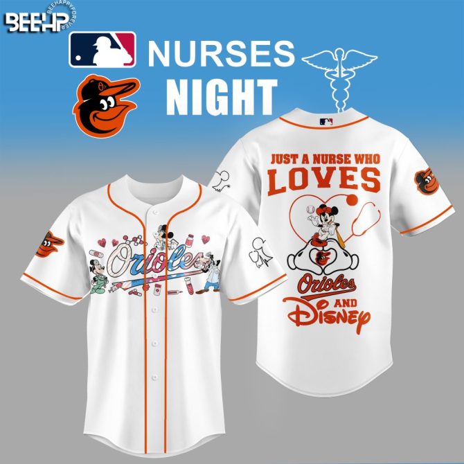 Exclusive Orioles Nurses Night Jersey – Disney & Mlb Fan Edition!