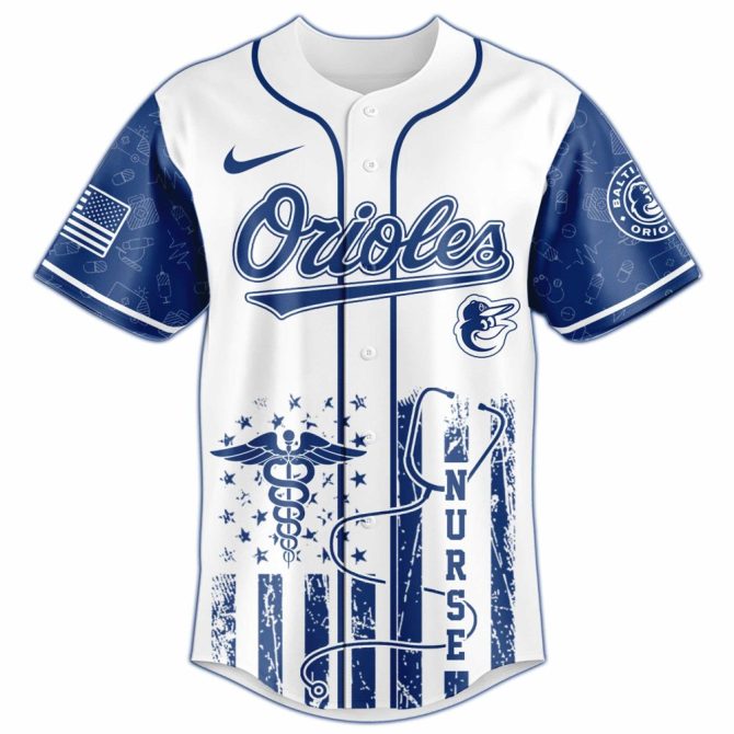 Limited Edition 2025 Nurses Night Baltimore Orioles Jersey – Celebrate Healthcare Heroes! - Image 2