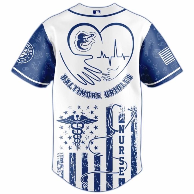 Limited Edition 2025 Nurses Night Baltimore Orioles Jersey – Celebrate Healthcare Heroes! - Image 3