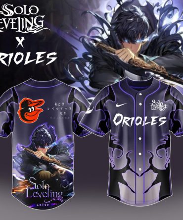 Exclusive Solo Leveling X Orioles Jersey – Limited Edition Anime Baseball Gear