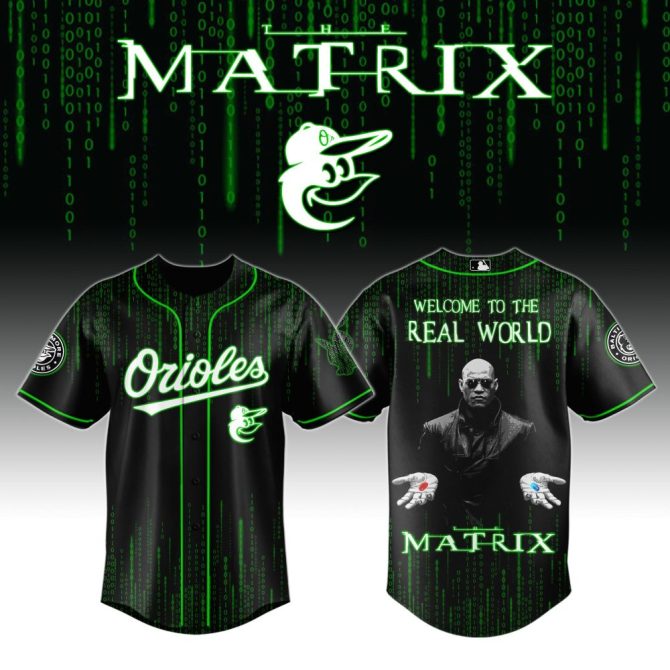 Exclusive Matrix-Inspired Orioles Jersey – Bold Design, Premium Quality