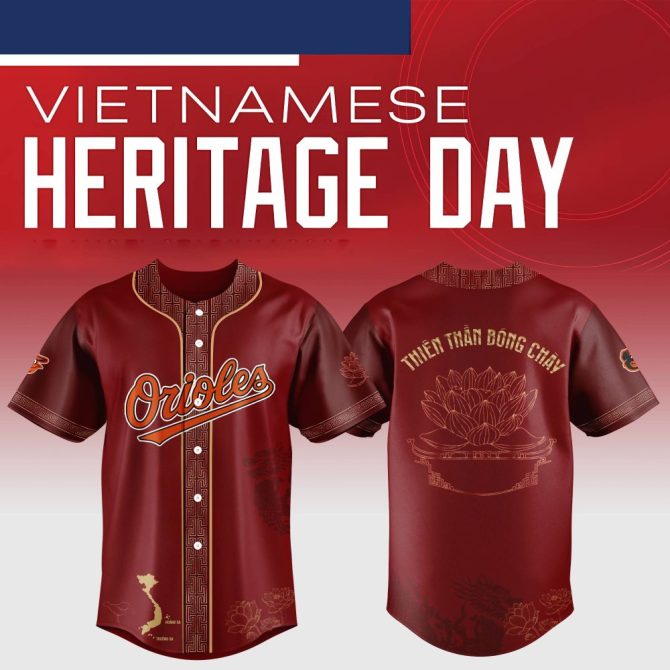 Celebrate Vietnamese Heritage Day With Limited Edition Orioles Baseball Jersey – Unique Design