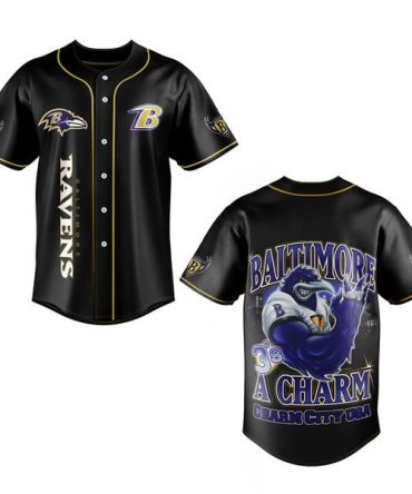 Official Baltimore Ravens Baseball Jersey – Stylish Fan Gear For Game Day