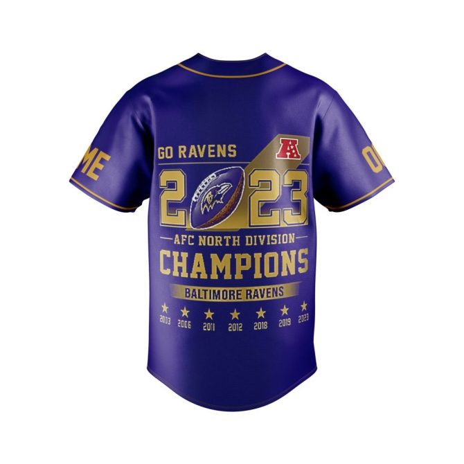 Custom Ravens Champion Jersey 2023 - Personalized Name & Number , Support Your Team In Style! - Image 3