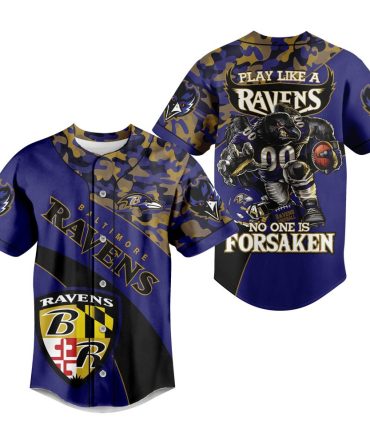 Bold Baltimore Ravens Camo Shirt - Play Like A Raven, Unmatched Style For Fans!