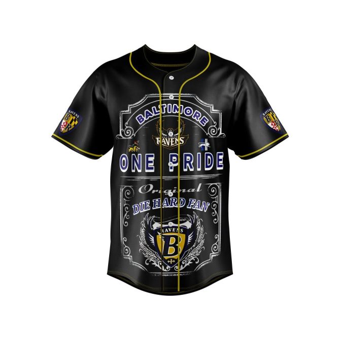 Limited Edition Baltimore Ravens Fan Jersey - Ultimate Die-Hard Pride Apparel - Image 2