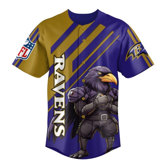 Custom Ravens Jersey - Personalize Your Name & Number - Perfect Gift For Fans - Image 2