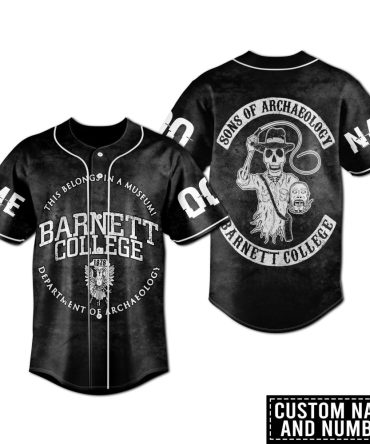 Custom Barnett College Archaeology Jersey – Personalize Name & Number