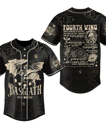 Basgiath War College Dragon Baseball Jersey – Stylish Fantasy Apparel For Fans